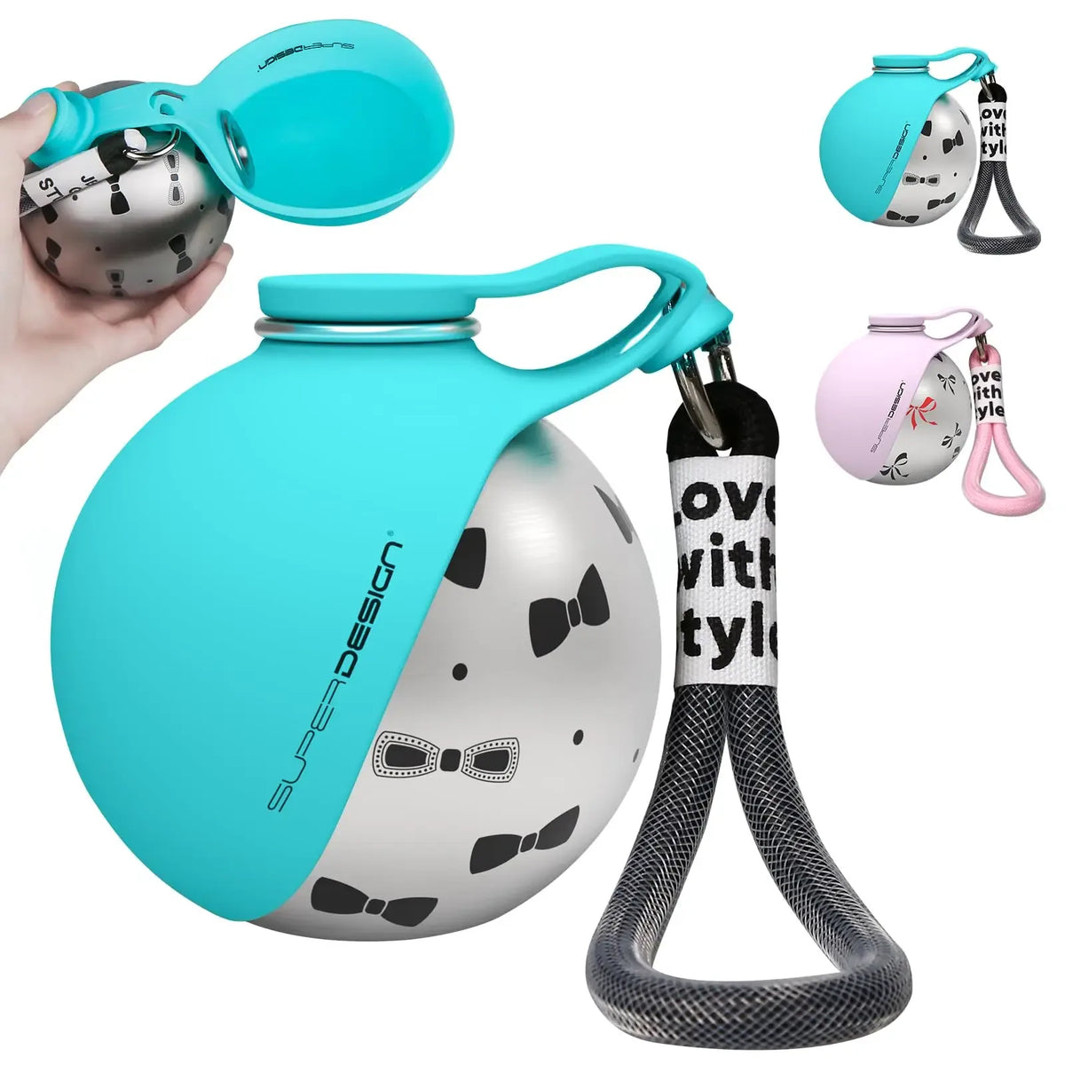 Leak-Proof Stainless Steel Dog Water Bottle
