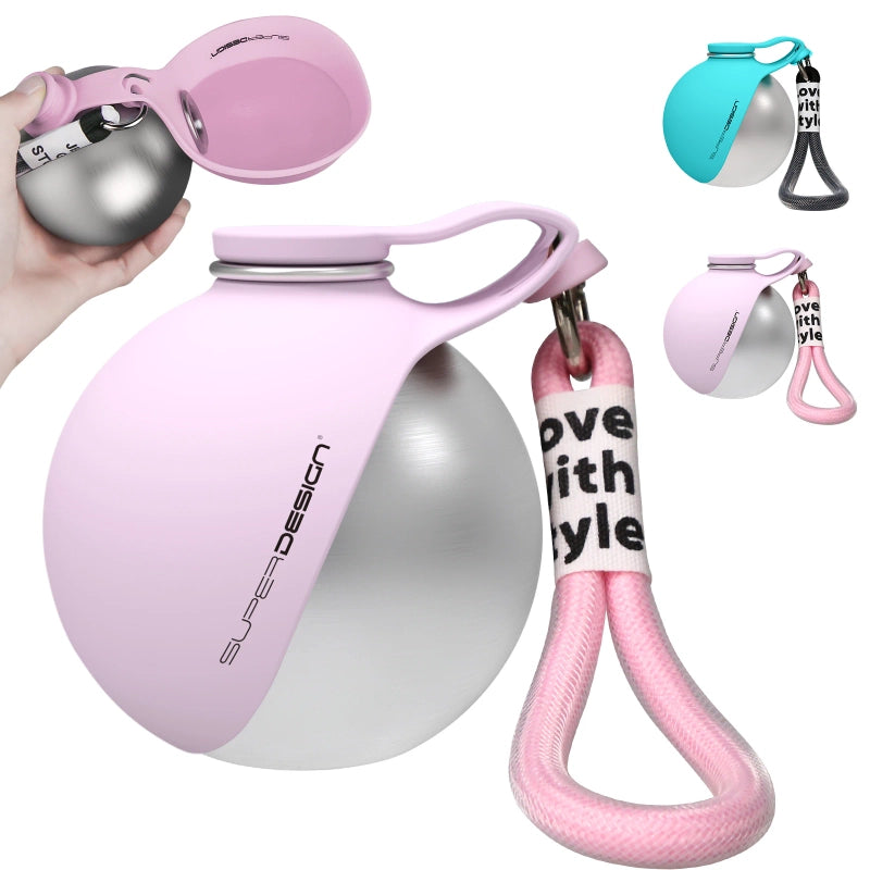 Leak-Proof Stainless Steel Dog Water Bottle